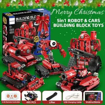 STEM 5-in-1 Robot Toys for Kids Ages 8-14