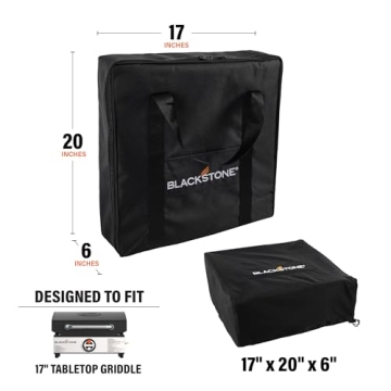 Blackstone 17" Griddle Cover and Carry Bag Water Resistant