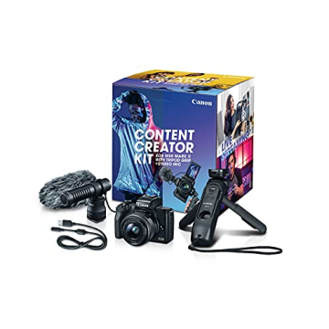 Canon EOS M50 Mark II Vlogging Camera Kit with Accessories