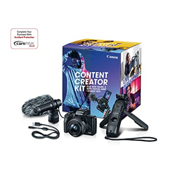 Canon EOS M50 Mark II Vlogging Camera Kit with Accessories