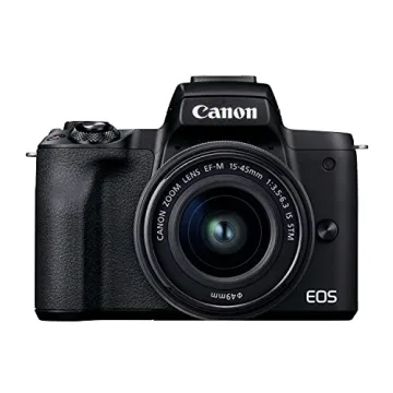Canon EOS M50 Mark II Vlogging Camera Kit with Accessories
