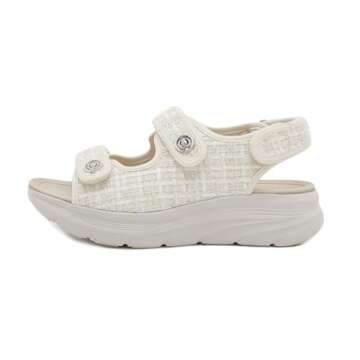 Trcloltc Women's Comfortable Walking Sandal Lightweight Cushioned Hiking Sandals Platform Shoes for Women Slingback Woven With Straps Sandals