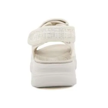 Trcloltc Women's Comfortable Walking Sandal Lightweight Cushioned Hiking Sandals Platform Shoes for Women Slingback Woven With Straps Sandals