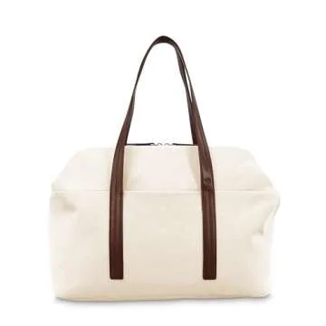 Samsonite Virtuosa Weekender Duffel Overnight Bag with Laptop Computer Sleeve, Off White