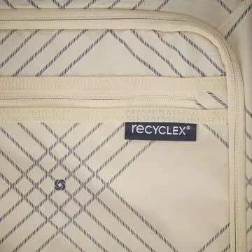 Samsonite Virtuosa Weekender Duffel Overnight Bag with Laptop Computer Sleeve, Off White