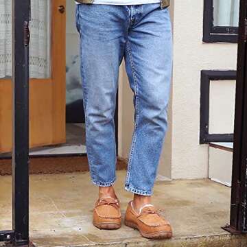 VLLy Men's Moccasin Slippers - Plush Lined Comfort