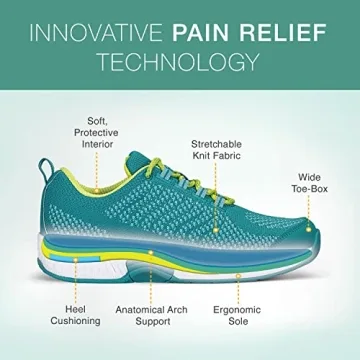 Orthofeet Women's Walking Shoes for Foot Pain Relief