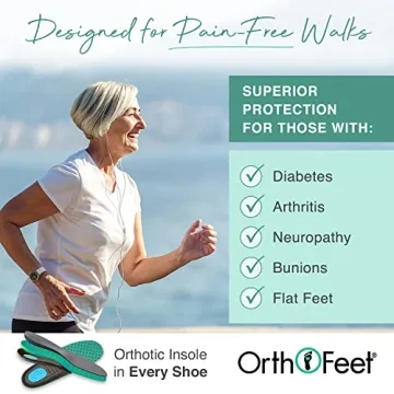 Orthofeet Women's Walking Shoes for Foot Pain Relief