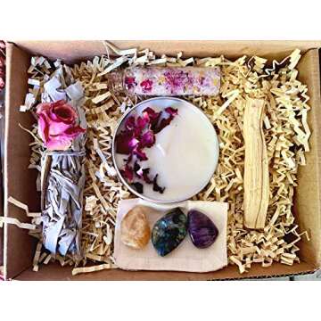 Pisces Zodiac Sign Crystal Gift Set with Healing Crystals