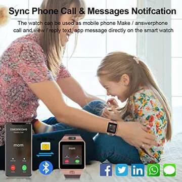 Padgene DZ09 Bluetooth Smart Watch with Camera and More