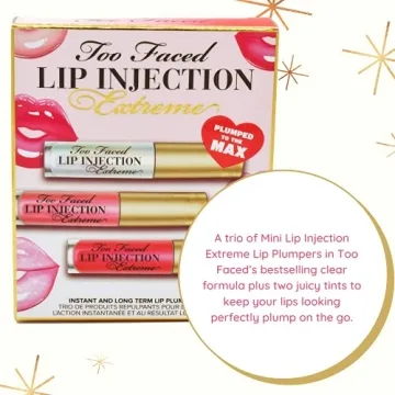 Too Faced Lip Injection Extreme Trio Set for Plump Lips