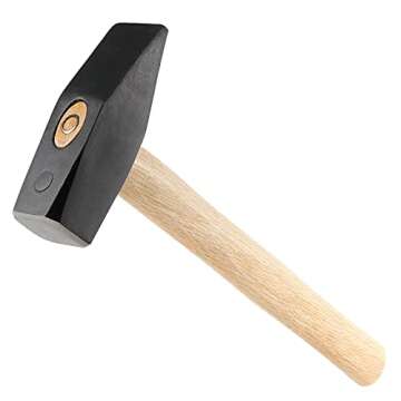 2 Pcs 3 Lbs Cross Peen Hammer, 3 Pound Steel Head Cross Pein Hammer Blacksmith Hammer with Wood Handle for Metal Processing, Wood Work, Home Repair