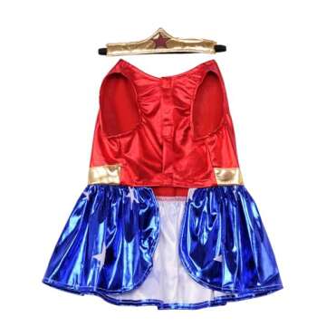 Rubies DC Comics Pet Costume, Medium, Wonder Woman