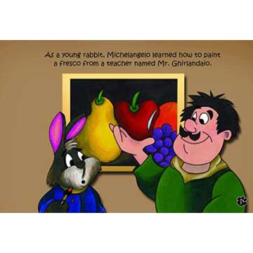 Michelangelo Bunnyrroti - Unique Art Collectible Figure