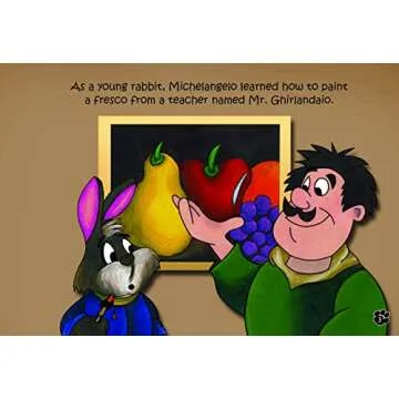 Michelangelo Bunnyrroti - Unique Art Collectible Figure