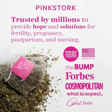 Pink Stork No Flow - Organic Sage Tea to Dry Up Breast Milk Supply and Decrease Milk Production, Stop Breastfeeding, Wean Lactation Naturally, Postpartum Essentials - Hot or Iced - 15 Sachets