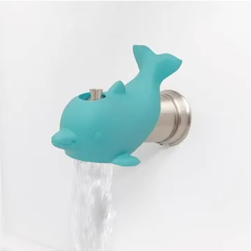 Nuby Dolphin Spout Guard - Fun and Safe Bath Time for Kids