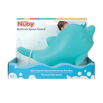 Nuby Dolphin Spout Guard - Fun and Safe Bath Time for Kids