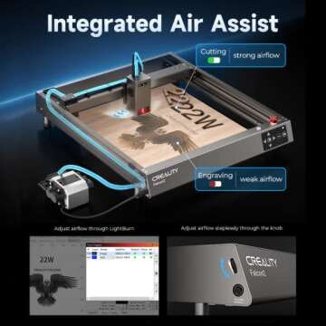 Creality Falcon 2 Laser Engraver 22W - Ideal for Creatives
