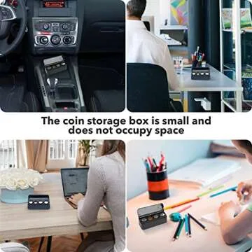 SINGARO Car Coin Holder - Stylish and Practical Organizer