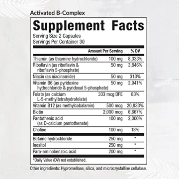 EquiLife Activated B-Complex - Energy & Mood Booster