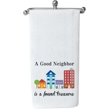 WCGXKO Neighbor Gift Kitchen Towel as Thank You