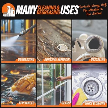 Calyptus 50% Pure Vinegar Concentrate | 12.5x Power | 1 Gallon