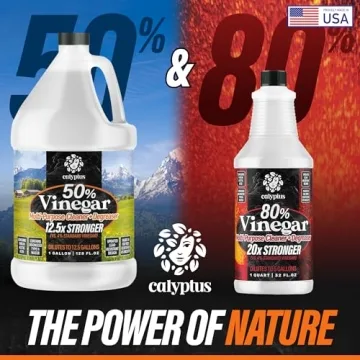 Calyptus 50% Pure Vinegar Concentrate | 12.5x Power | 1 Gallon
