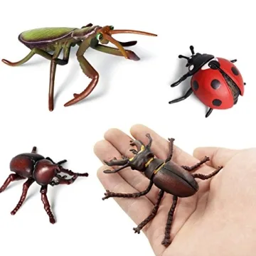 Odowalker Realistic Insect Toy Set for Kids 8 Pcs
