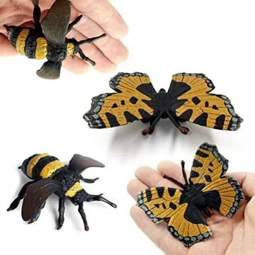 Odowalker Realistic Insect Toy Set for Kids 8 Pcs