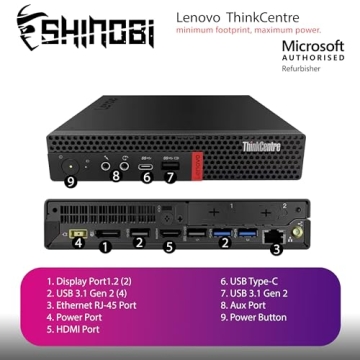 Lenovo ThinkCentre M75Q G1 Micro PC with Ryzen 5 PRO