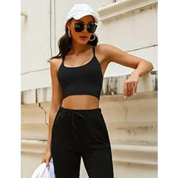 Sykooria 1-3 Pack Strappy Sports Bra for Women Sexy Crisscross Open Back for Yoga Running Athletic Gym Workout Fitness Tops