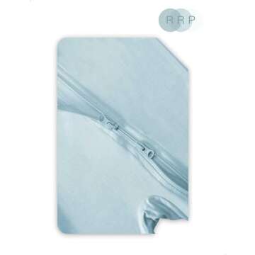 RRP Unisex Baby Footies Pajamas,Rayon Derived From Bamboo,Buttery Soft Sleep 'N Play PJs,2-Way Zipper Closure,0-18 Months (Grey/BlueGrey/Sage, 0-3 Months)