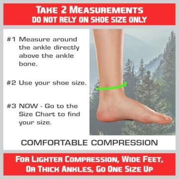 TechWare Pro Ankle Compression Socks - Plantar Fasciitis Sock & Foot Support (L, Pink/White)