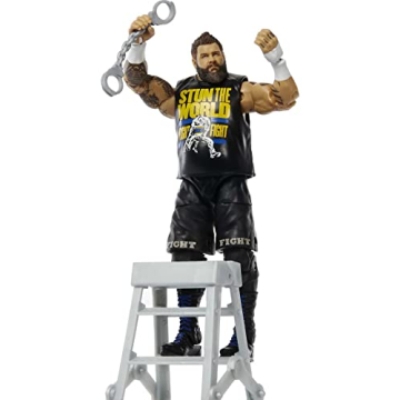 Mattel Kevin Owens Elite Collection Action Figure - Lifelike WWE Collectible with Accessories