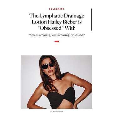 GENTE BEAUTY Lymphatic Drainage Lotion - Detox, Slimming & Tightening - Reduces Measurements, Soften...