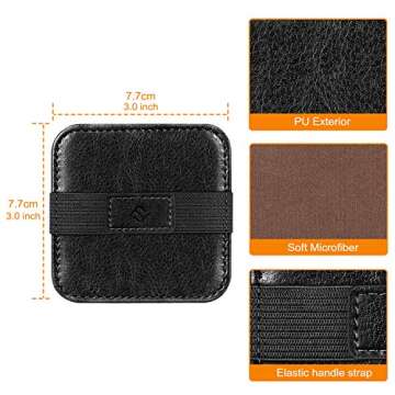 Fintie Screen Cleaning Pad, Soft Cloth Wipes Screen Cleaner with Elastic Strap for iPad, iPhone, Mac...