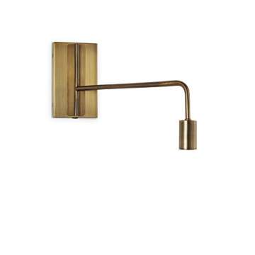 Bronze Wall Sconce Lamp Light - Adjustable Swing Arm, Plugin and Hardwire Installation Options, Edis...