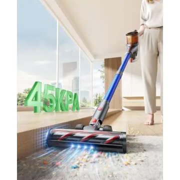 Cordless Vacuum Cleaner X9 - 550W 60Mins Powerful Home Cleaning Solution