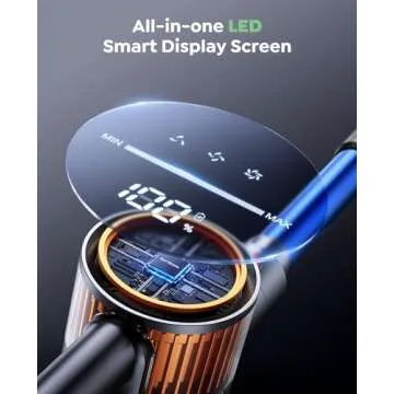 Cordless Vacuum X9 - 550W Suction for Home Cleaning