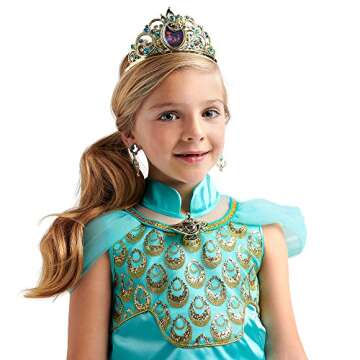 Disney Jasmine Costume for Kids - Aladdin Size 7/8 Blue