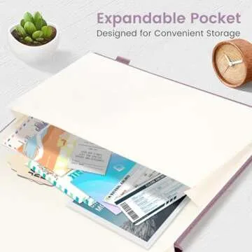 Lined Journal Notebook for Women & Men, Hardcover College Ruled Journal Notebook for Work, Note Taking,Writing, Perfect for Office School Supplies,A5,Purple