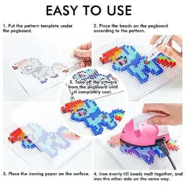 Build Creative Fun with Fuse Beads 21,000 Pieces Kit