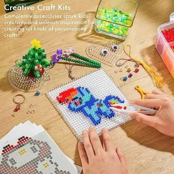 Build Creative Fun with Fuse Beads 21,000 Pieces Kit