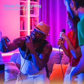 LED Strip Lights 16.4ft x 2 Rolls 5050 RGB 32.8ft Color Changing Lights Flexible Tape 300 LEDs Light Strips Kit with IR Remote Controller Power Kit for Home Bedroom Kitchen DIY Decoration