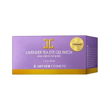 JAYJUN Lavender Tea Eye Gel Patches (60 Patches) - Soothing Hydration for Radiant Under-Eyes