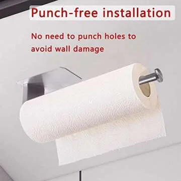 Self Adhesive Paper Towel Holder - Modern Kitchen Essential
