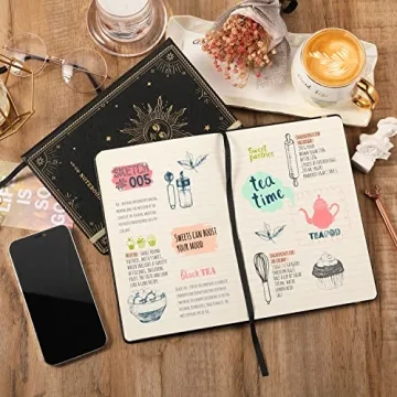 Artfan Premium Thick Paper Ruled Journal - Classic Design