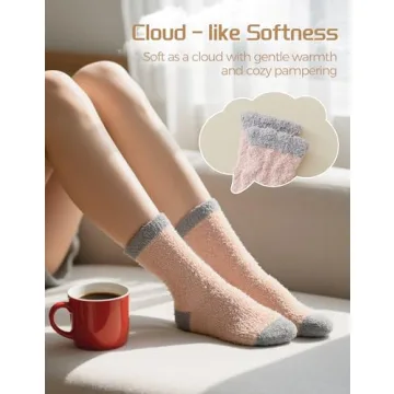 TEHOOK Cozy Winter Fuzzy Socks for Women - Ideal Gifts