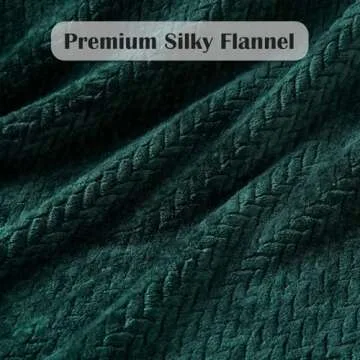 NEWCOSPLAY Forest Green Super Soft Throw Blanket